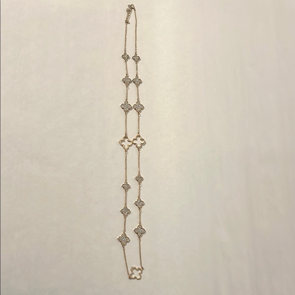 Elegant Gold and Silver Necklace